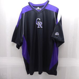 Colorado Rockies Pullover Jersey On Field Batting Practice MLB Mens Size XXL